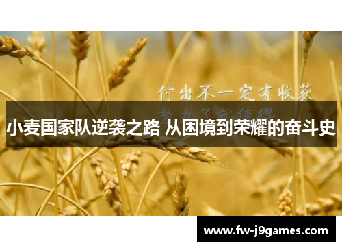 小麦国家队逆袭之路 从困境到荣耀的奋斗史